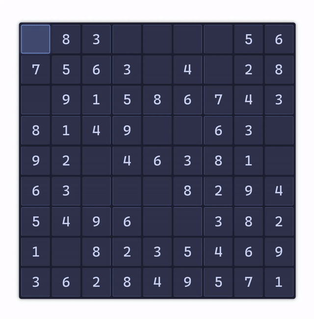VIM Sudoku Demo
